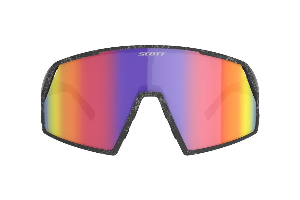 Scott Pro Shield Sonnenbrille marble black / teal chrome