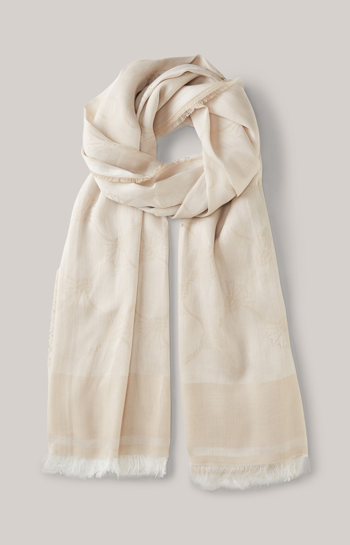 Modal-Baumwoll-Schal in Beige