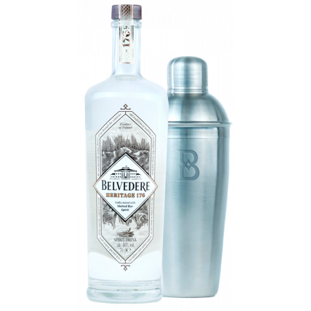 VODKA BELVEDERE - HERITAGE 176 - COFFRET AVEC SHAKER