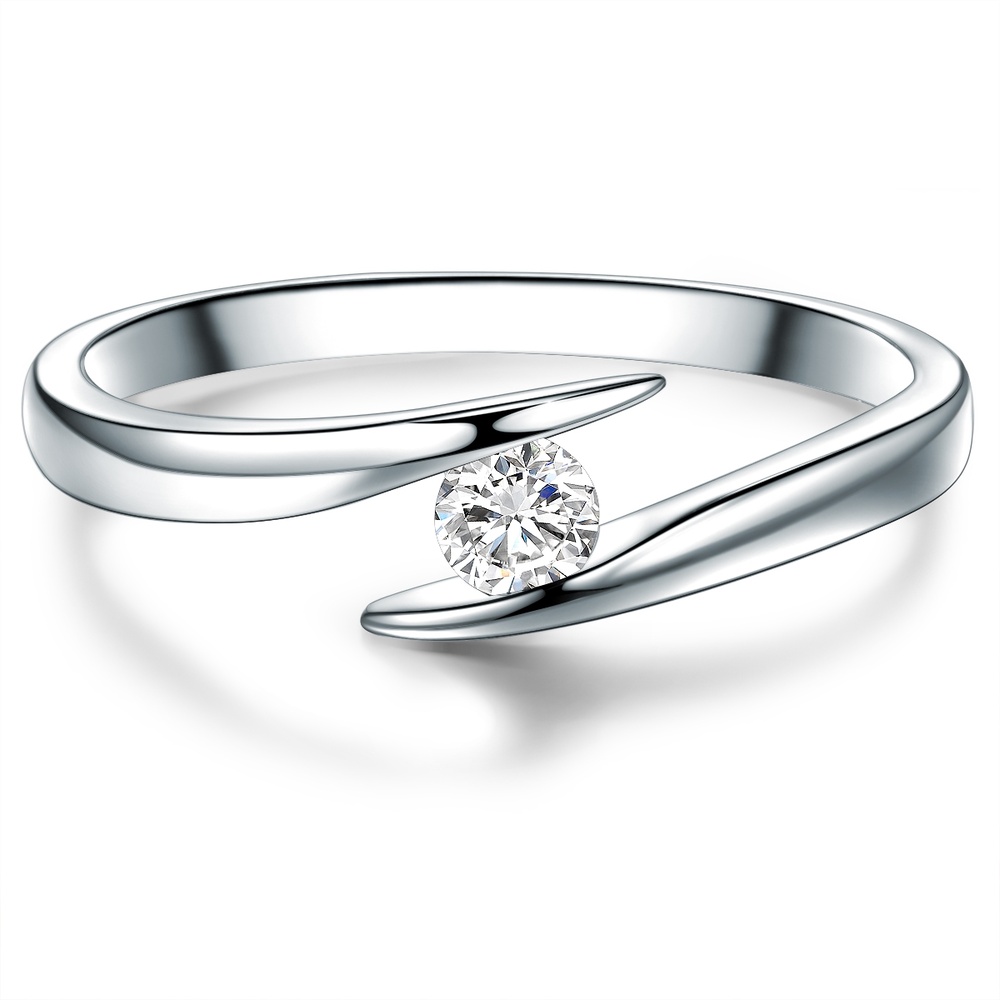 Trilani Bague en argent Argent sterling Topaze en Argent Bague
