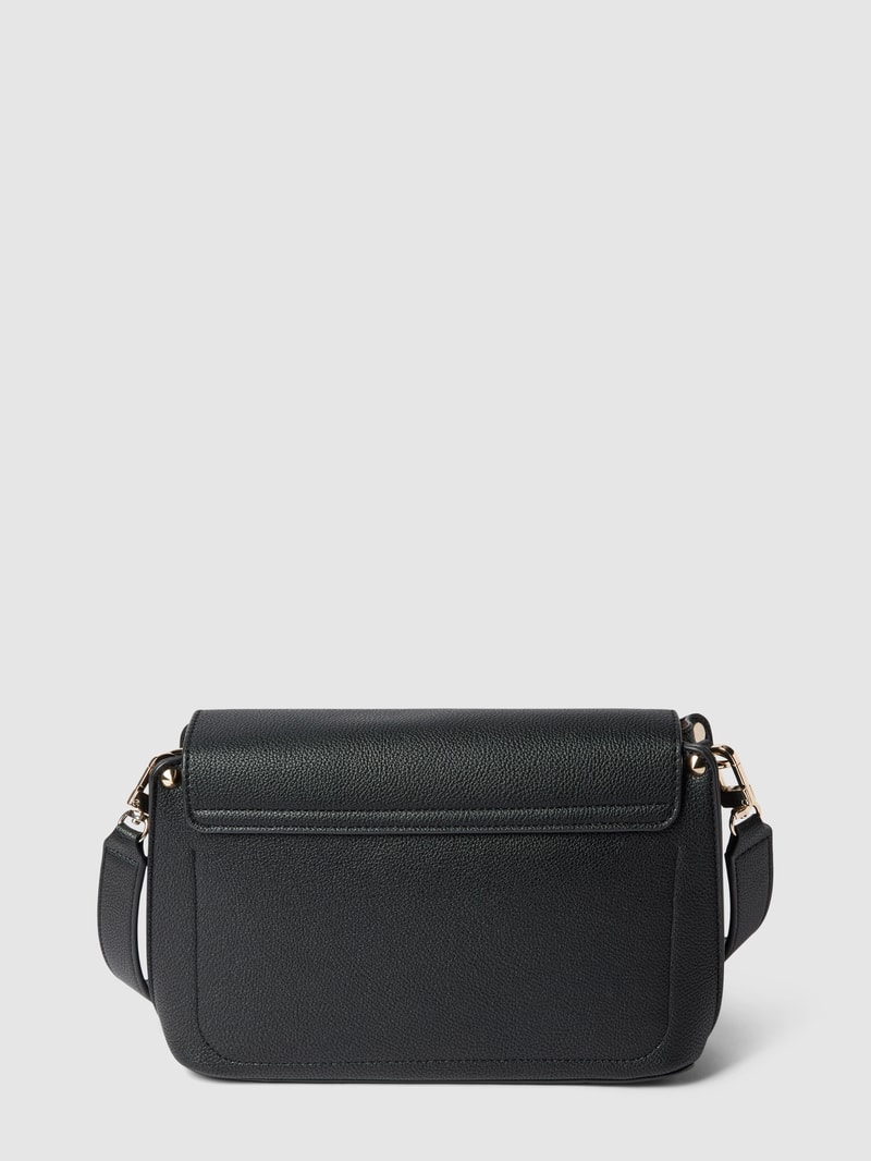 Handtasche mit Label-Applikation Modell 'MERIDIAN' in black
