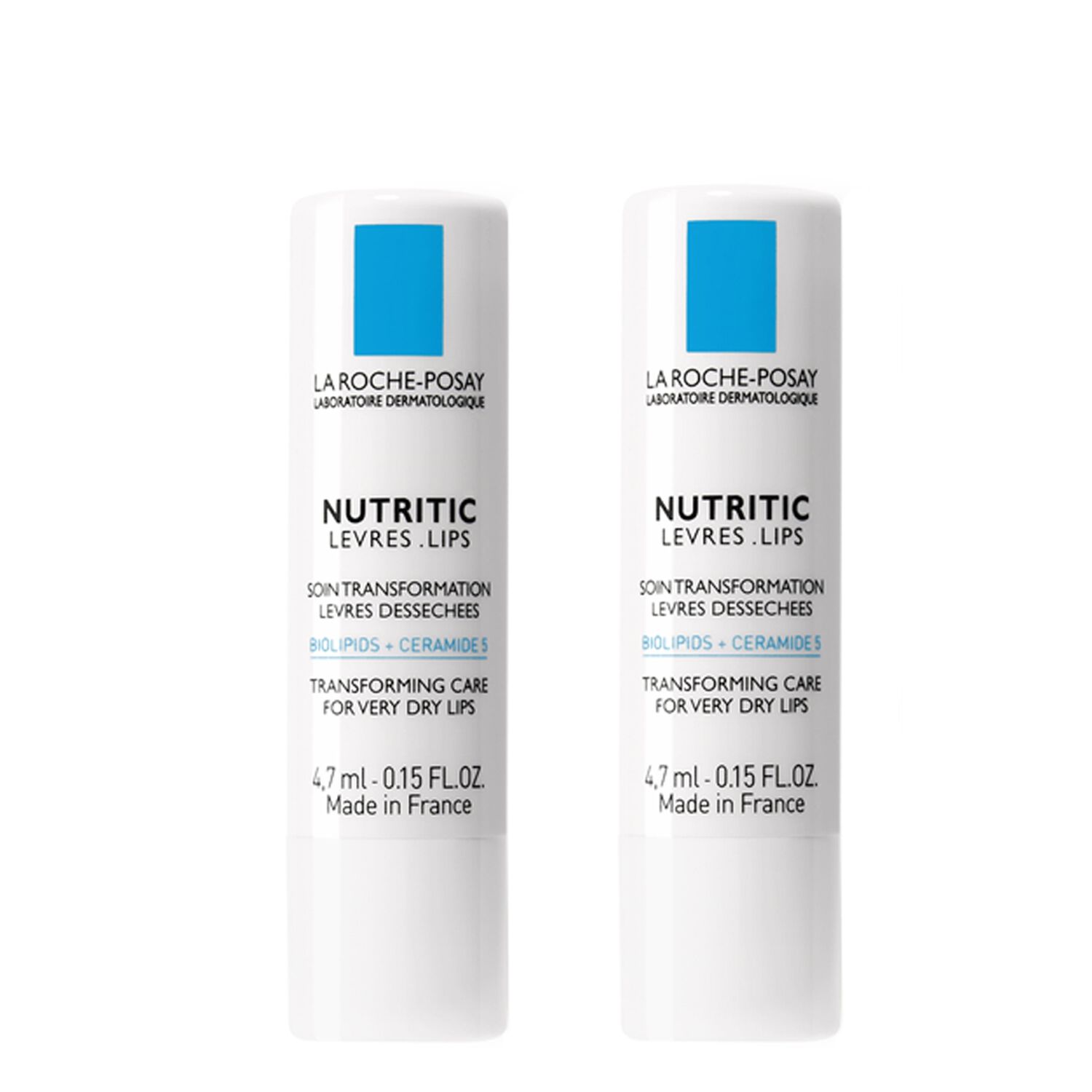 la roche-posay Nutrictic Stick Soin Lèvres 2x4.5 ml