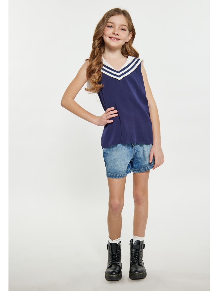 DreiMaster Vintage Bluse in Marine günstig kaufen