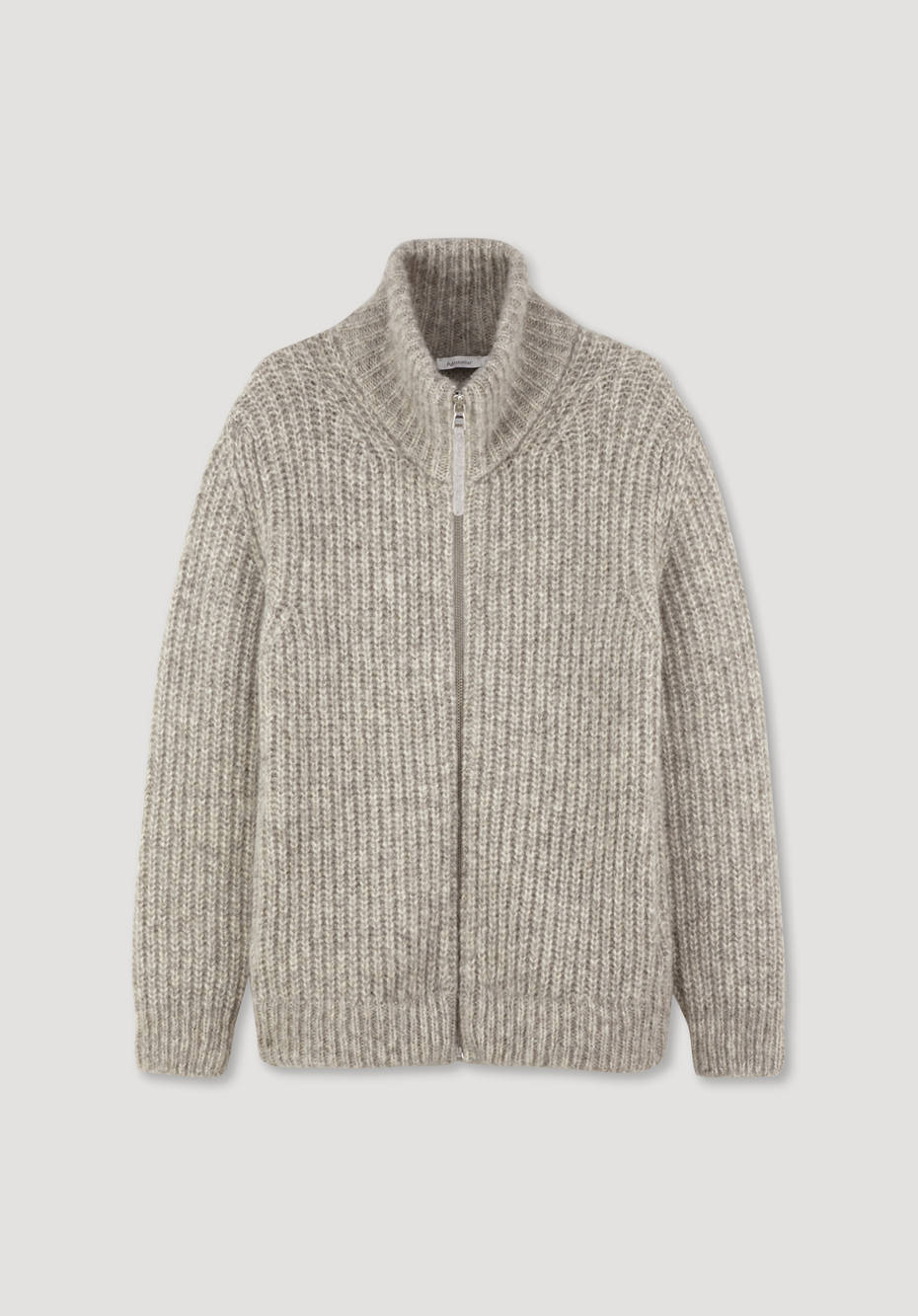 Strickjacke aus Alpaka mit Bio-Baumwolle