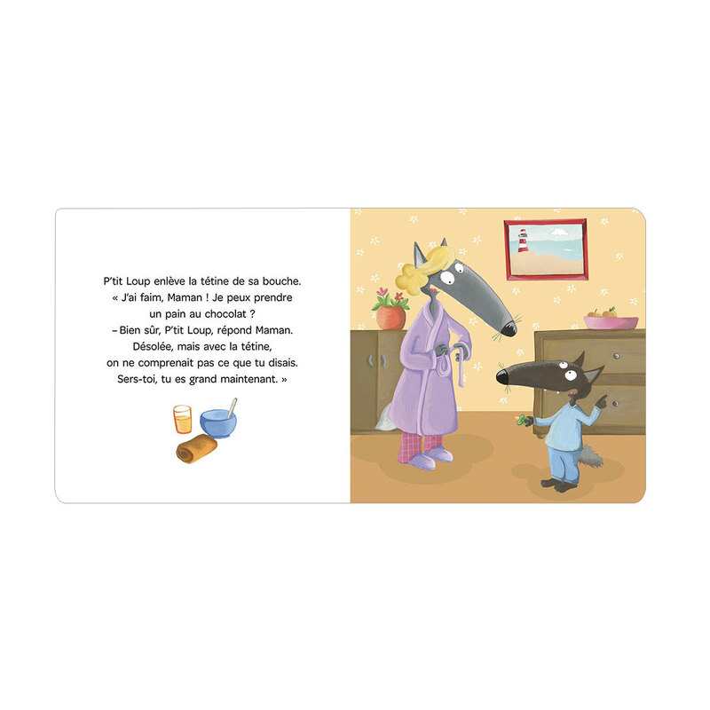 Livre P'tit loup n'a plus besoin de tétine - Auzou