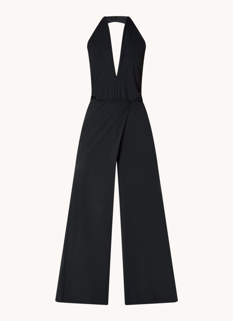 Max & Co Agamia wide fit jumpsuit with V-neck