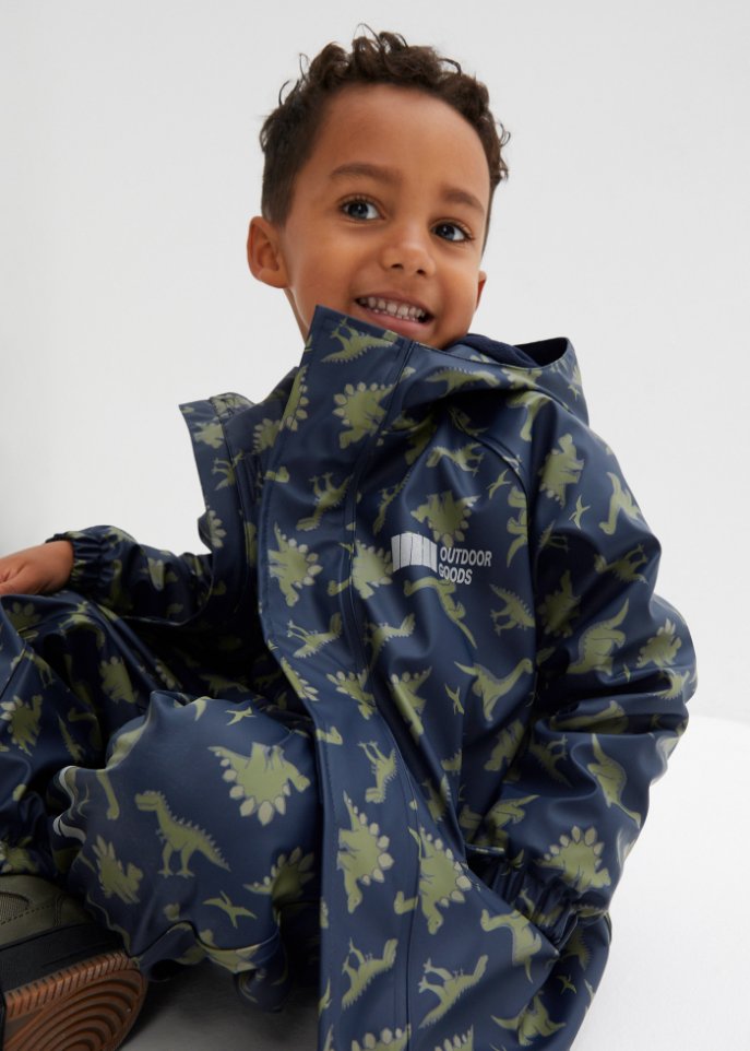 Kinder Thermo Regenjacke mit Dinoprint