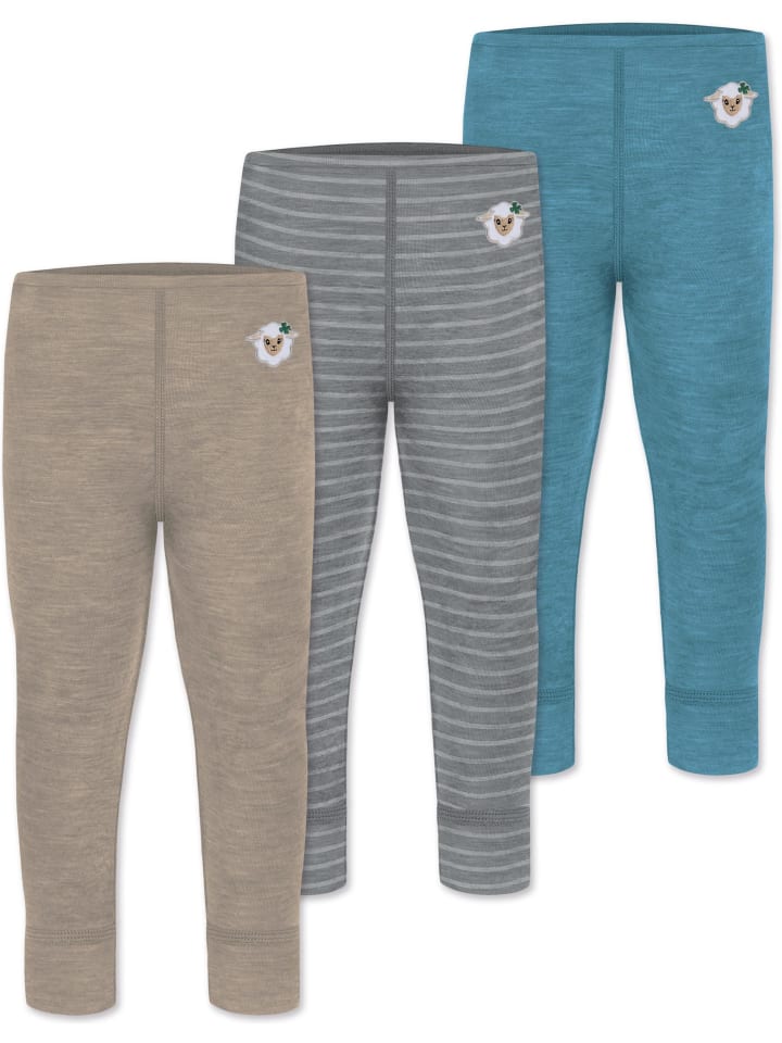 Normani Outdoor Sports 3er Pack Baby Merino Hose Unterhose „Tihoi