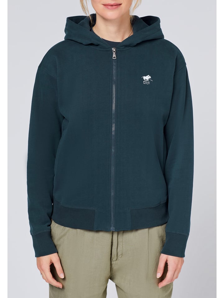 Polo Sylt Sweatjacke in Dunkelblau günstig kaufen