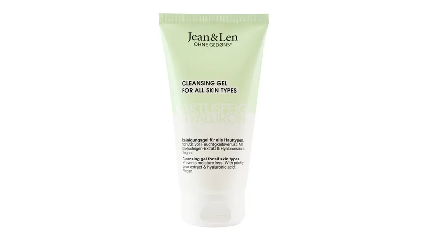 Jean&Len Feuchtigkeitsspendendes Reinigungsgel Kaktusfeige/Hyaluron 150 ml