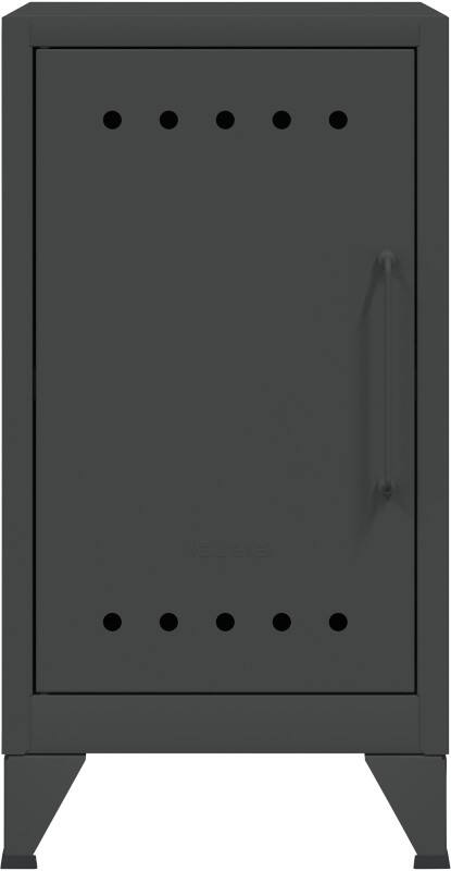 Bisley Fern Mini Schließfach Metall 1 Fachboden Nicht abschließbar 380 x 400 x 725 mm Anthrazit