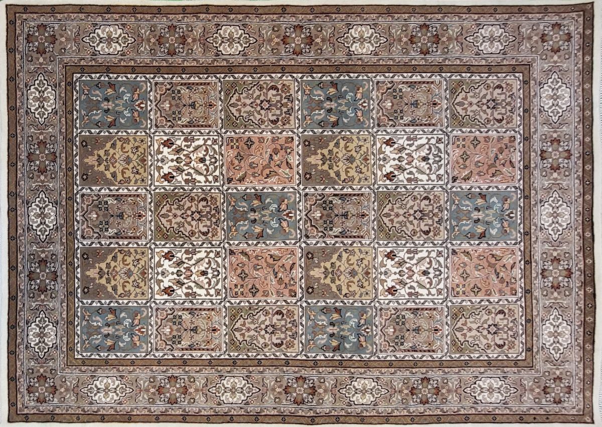 Teppich aus Indien Bachtiari beige 60 x 90 cm