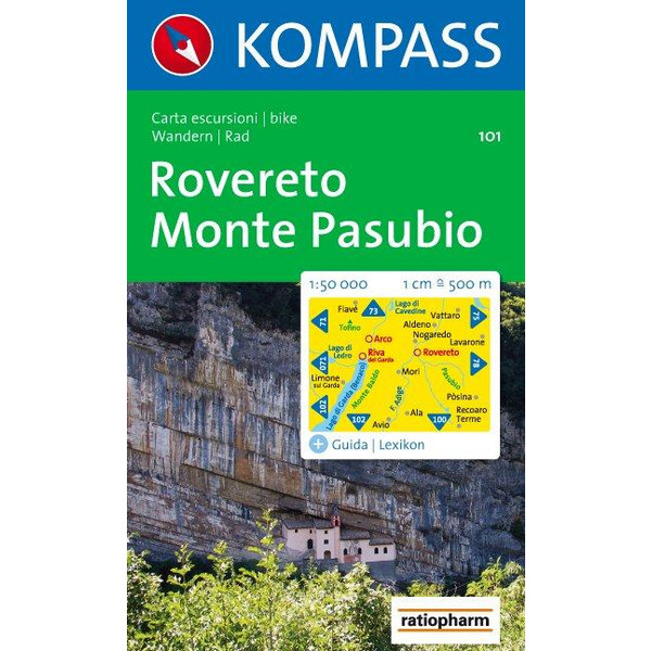 KOKA-101 ROVERETO / MONTE PASUBIO - Wanderkarte
