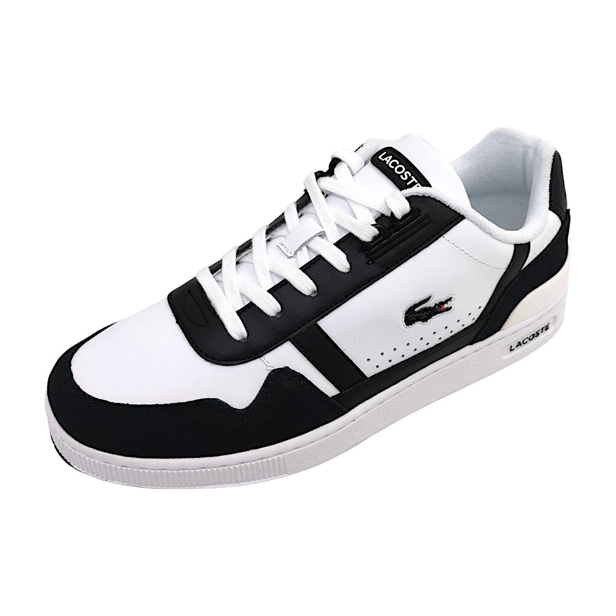 Lacoste T-Clip Logo Sneaker 47SMA0073 Weiß 147- White/Black