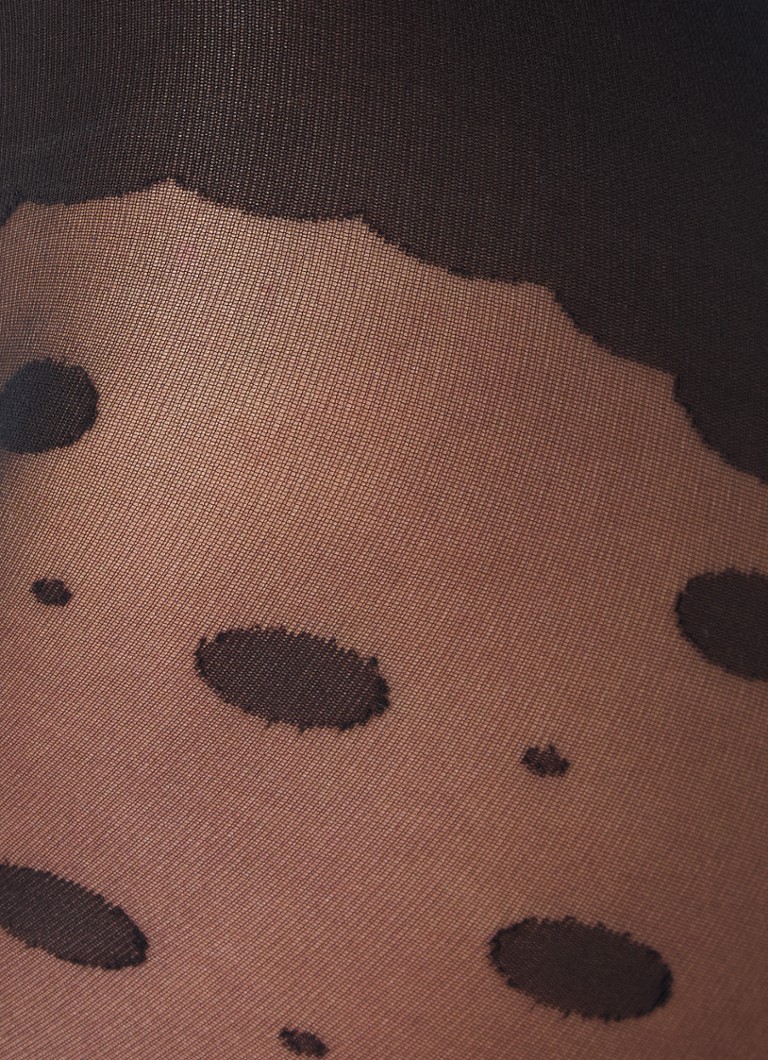 Falke Snow Dot harisnyanadrág 25 denes fekete színben