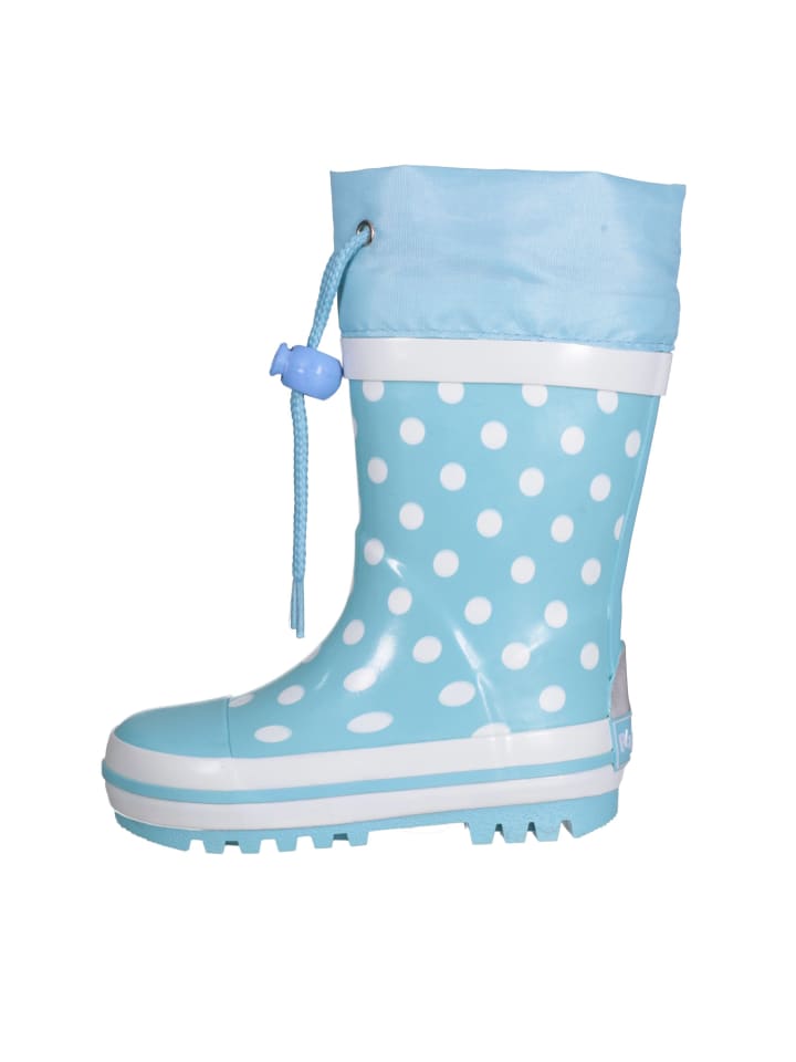 Playshoes Gummistiefel Punkte in Türkis günstig kaufen