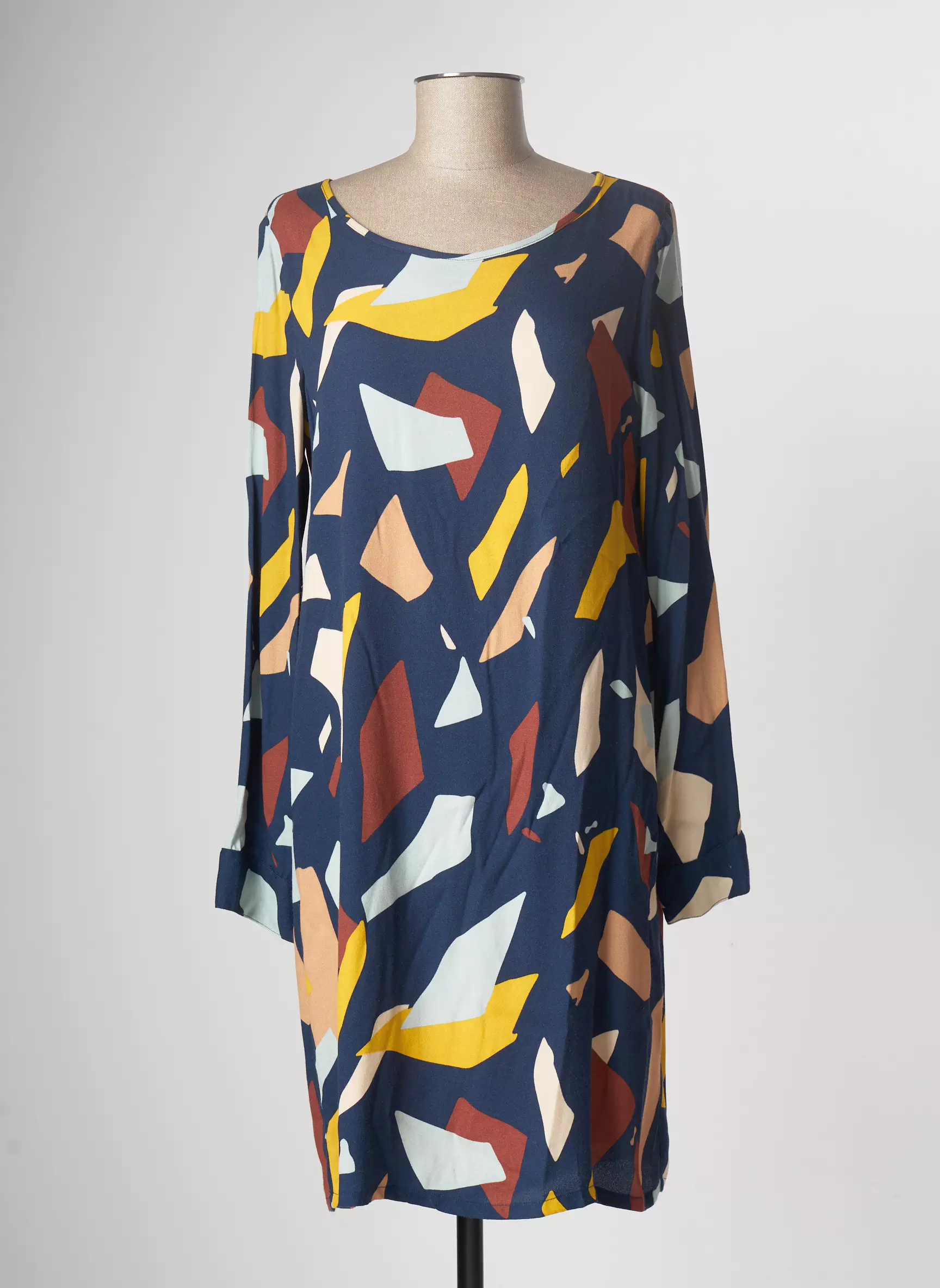 Skfk Robes Mi Longues Femme couleur bleu