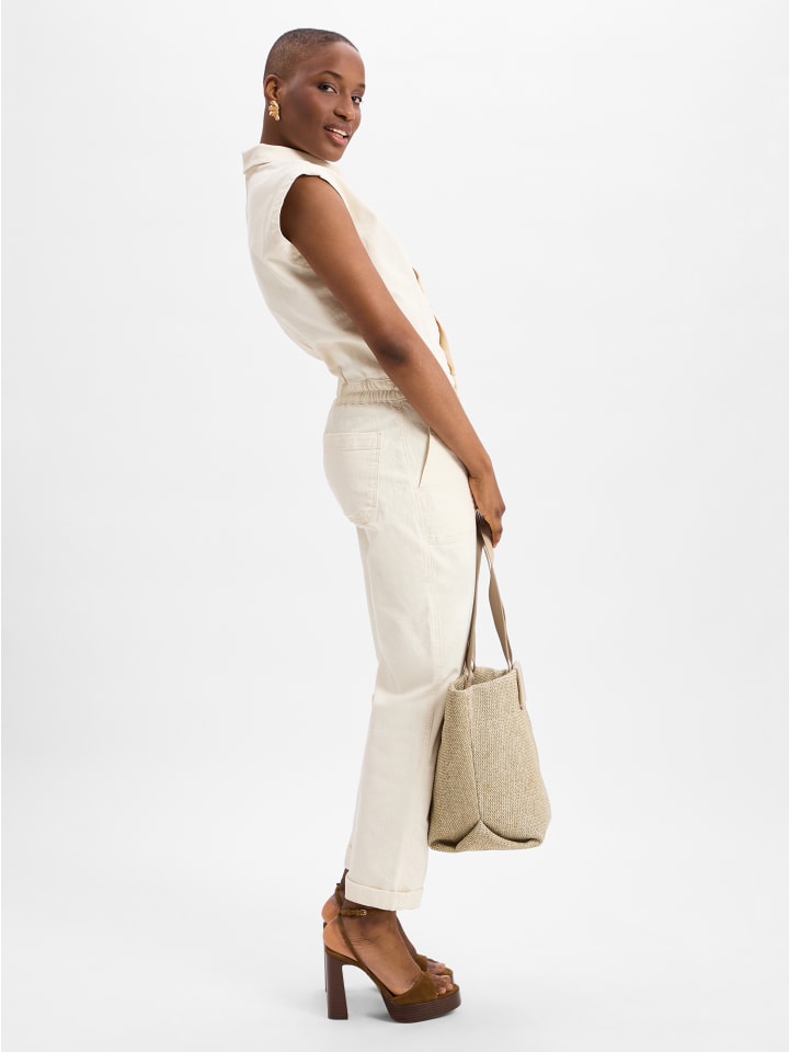 OPUS Jumpsuit Malvie in ecru günstig kaufen