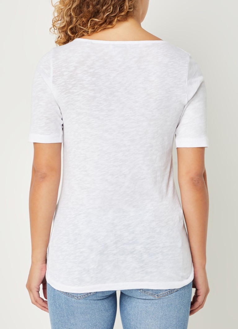 Marc O'Polo organic cotton T-shirt with boat neckline