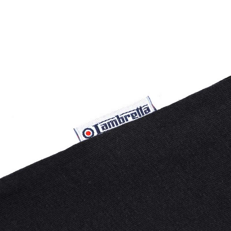 Lambretta Chest Stripe Herren T-Shirt SS0157-BLK