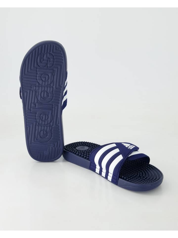adidas Pantoletten in Blau günstig kaufen
