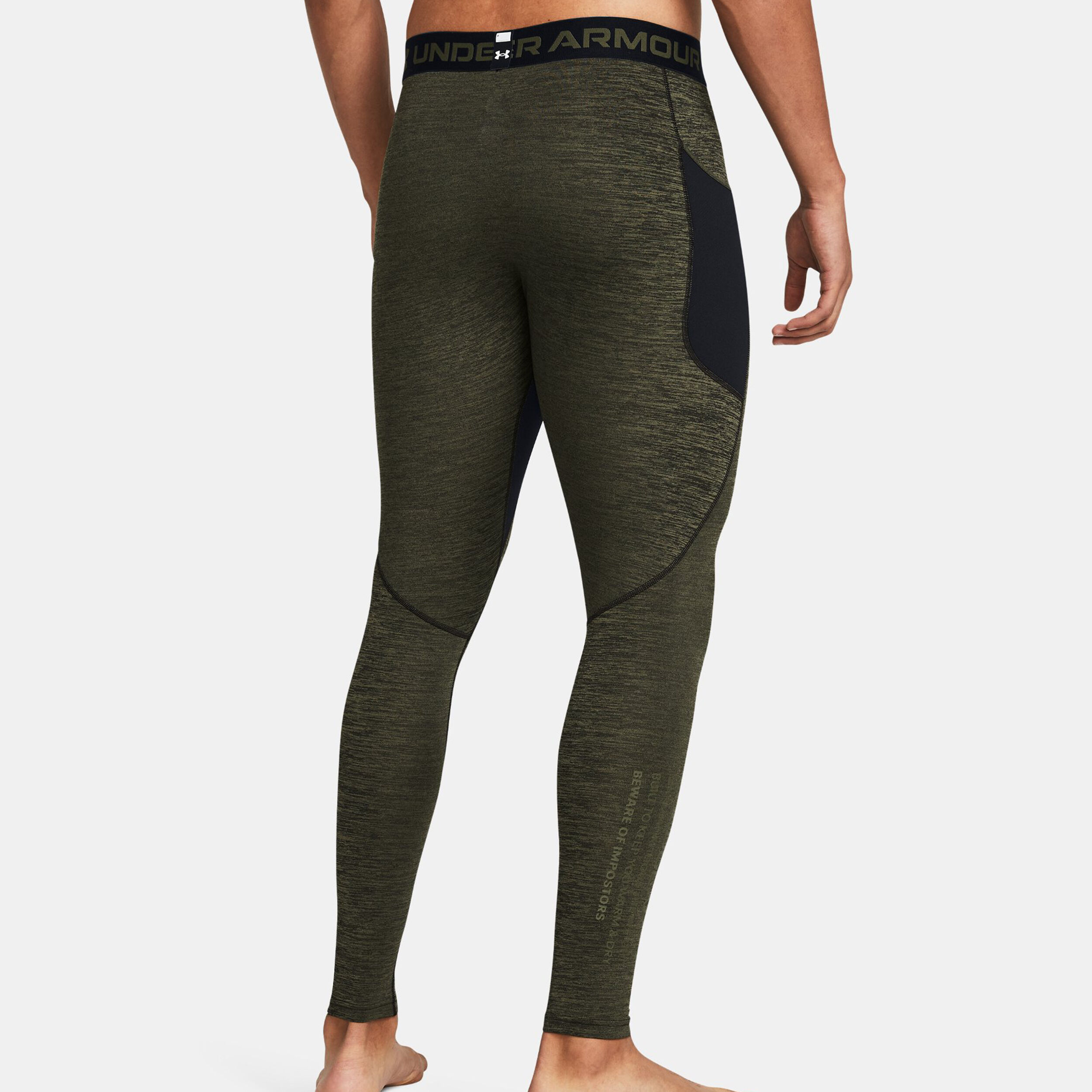 Coldgear Twist Tight Herren - Oliv, Schwarz