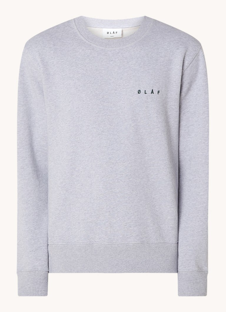 OLAF Scribble Face sweater with logo and back print