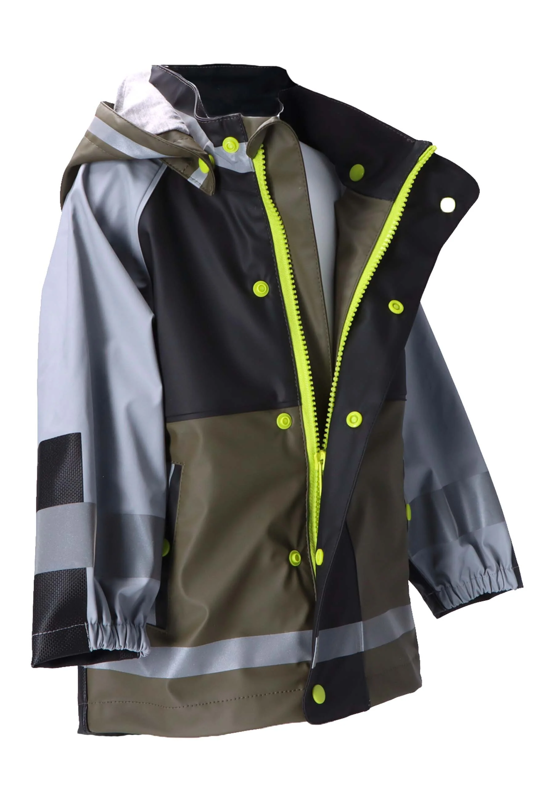 Funktions-Regenjacke mit Reflektoren, wasserdicht