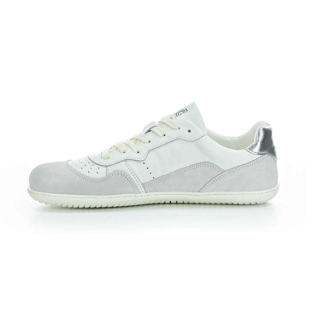 Groundies Nova GO1White/Silver Barfußschuhe