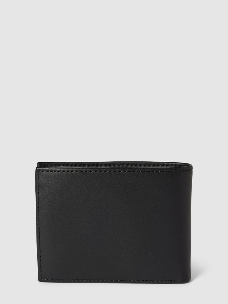 Geschenkbox mit Set aus Börse und Schlüsselring in schwarz