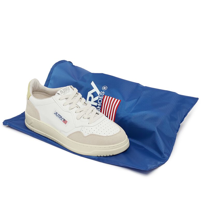Autry Medalist Low Man LS57 leat/suede wht/lemgra