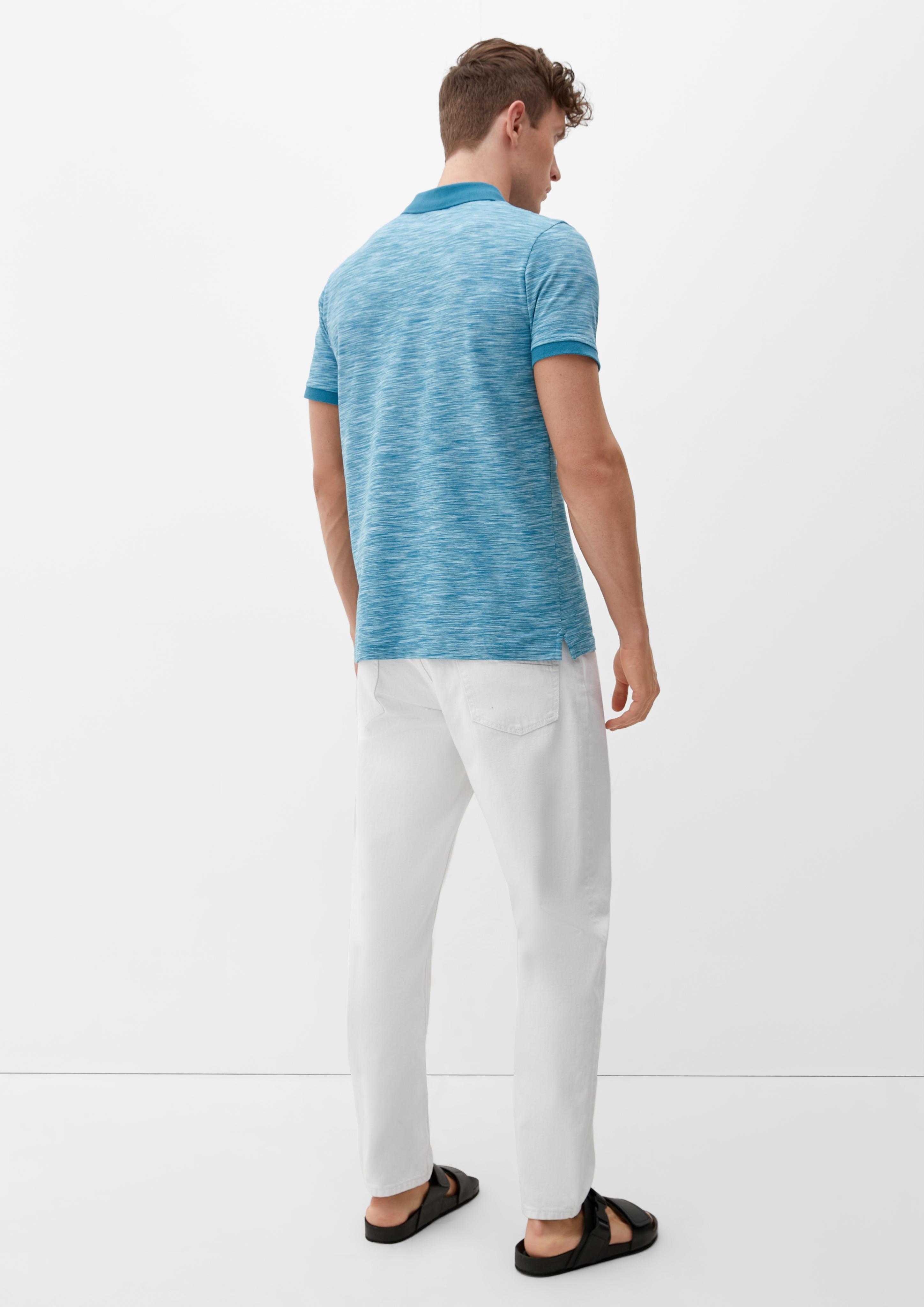 Meliertes Poloshirt  2129858-61W1