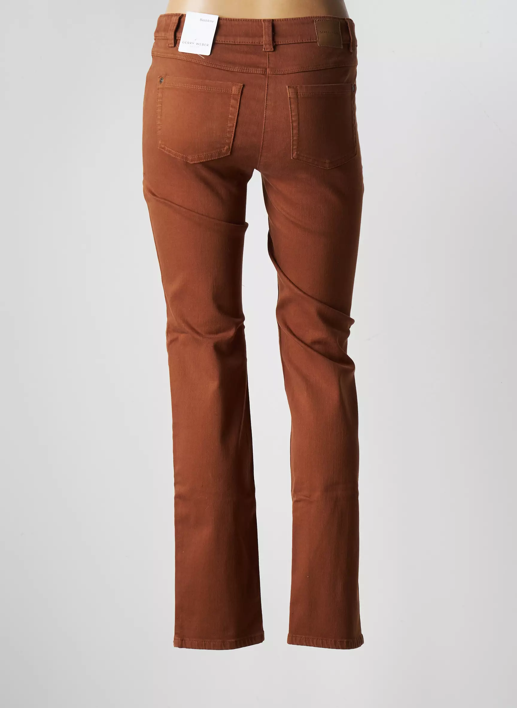 Gerry Weber Pantalons Slim Femme couleur marron