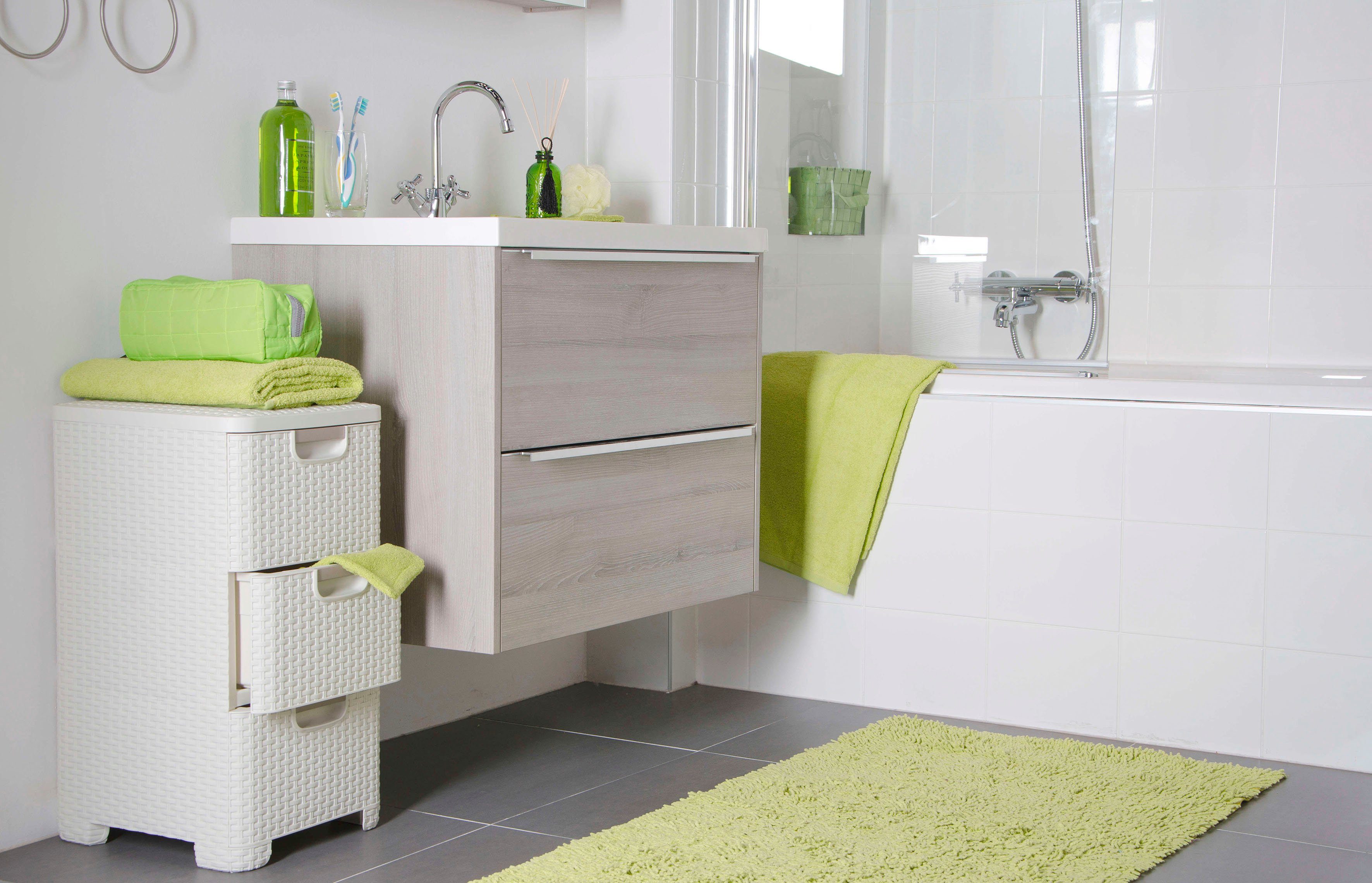 Curver Kommode Schubladenturm STYLE, creme