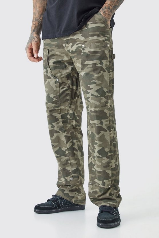 Tall lockere Twill Camouflage Hose