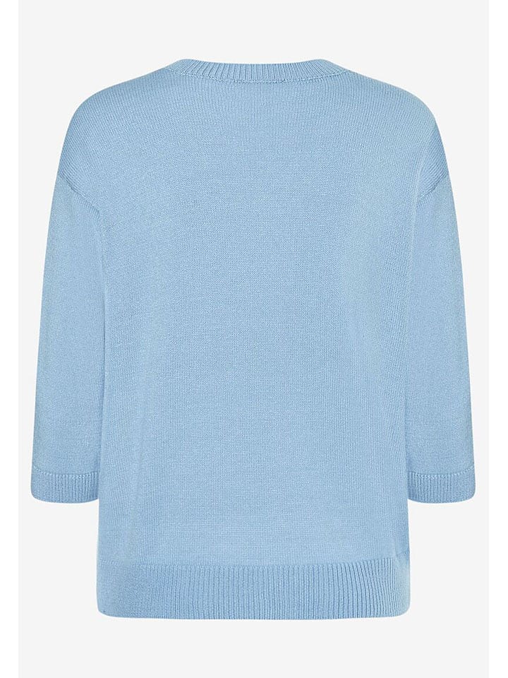 More & More Pullover in Hellblau günstig kaufen