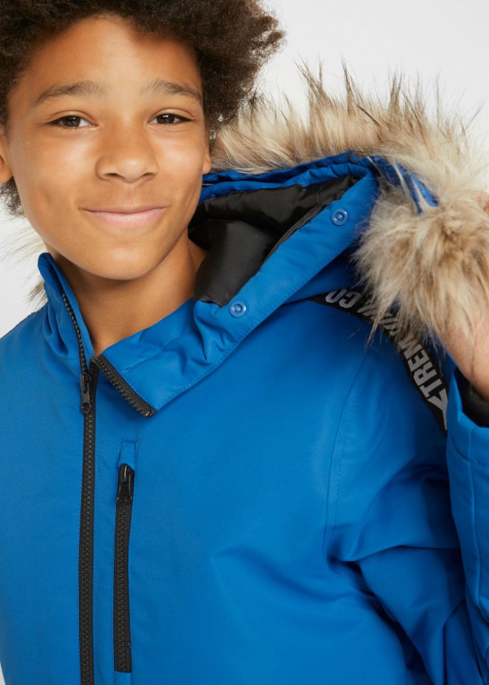 Jungen Winterjacke mit Kapuze