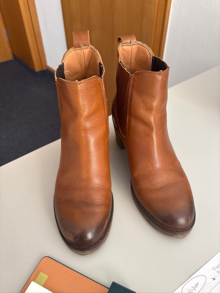 TRAVELIN' Leder-Stiefeletten 