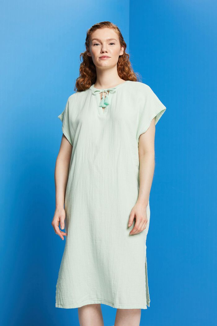 Tunika-Strandkleid, 100% Baumwolle
