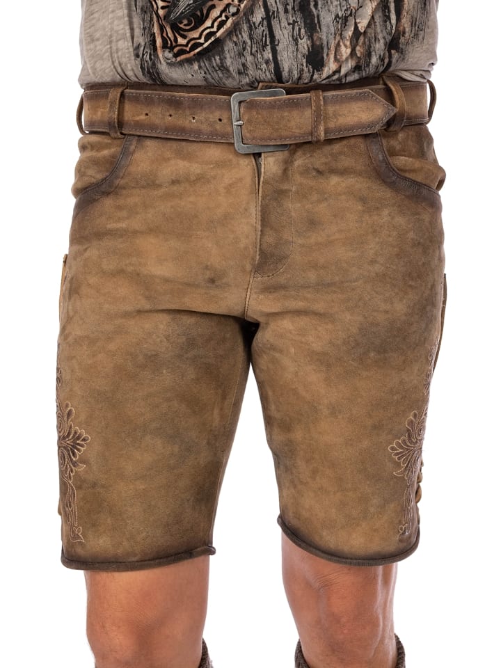 MADDOX Lederhose ARBERSEE in hellbraun günstig kaufen