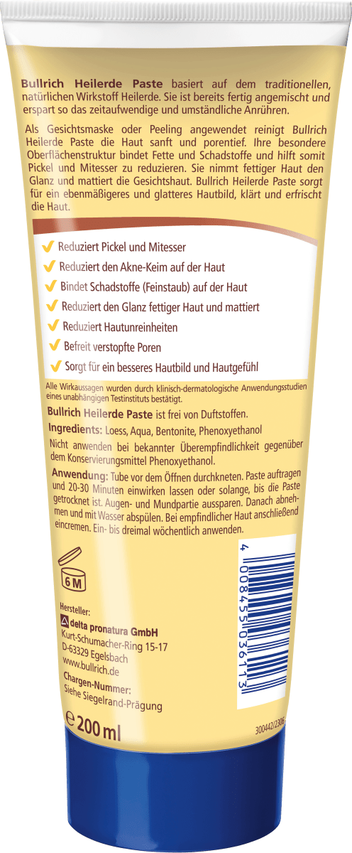 Heilerde Paste gebrauchsfertig, 200 ml