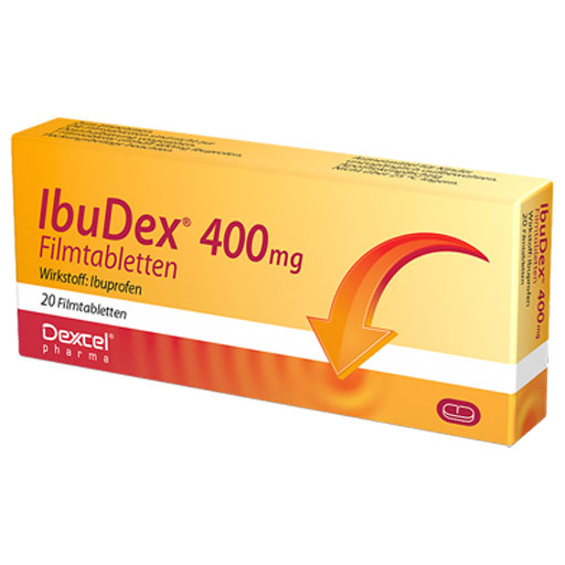 IBUDEX 400 mg Filmtabletten  20 St  Filmtabletten
