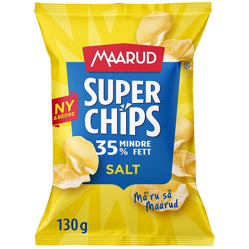 Maarud Superchips 130 g Salt Maarud