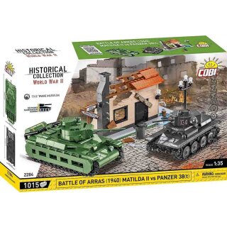 Battle of Arras 1940 Matilda II vs Panzer 38(t)