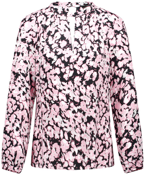 Bluse mit Ausschnittschlitzen