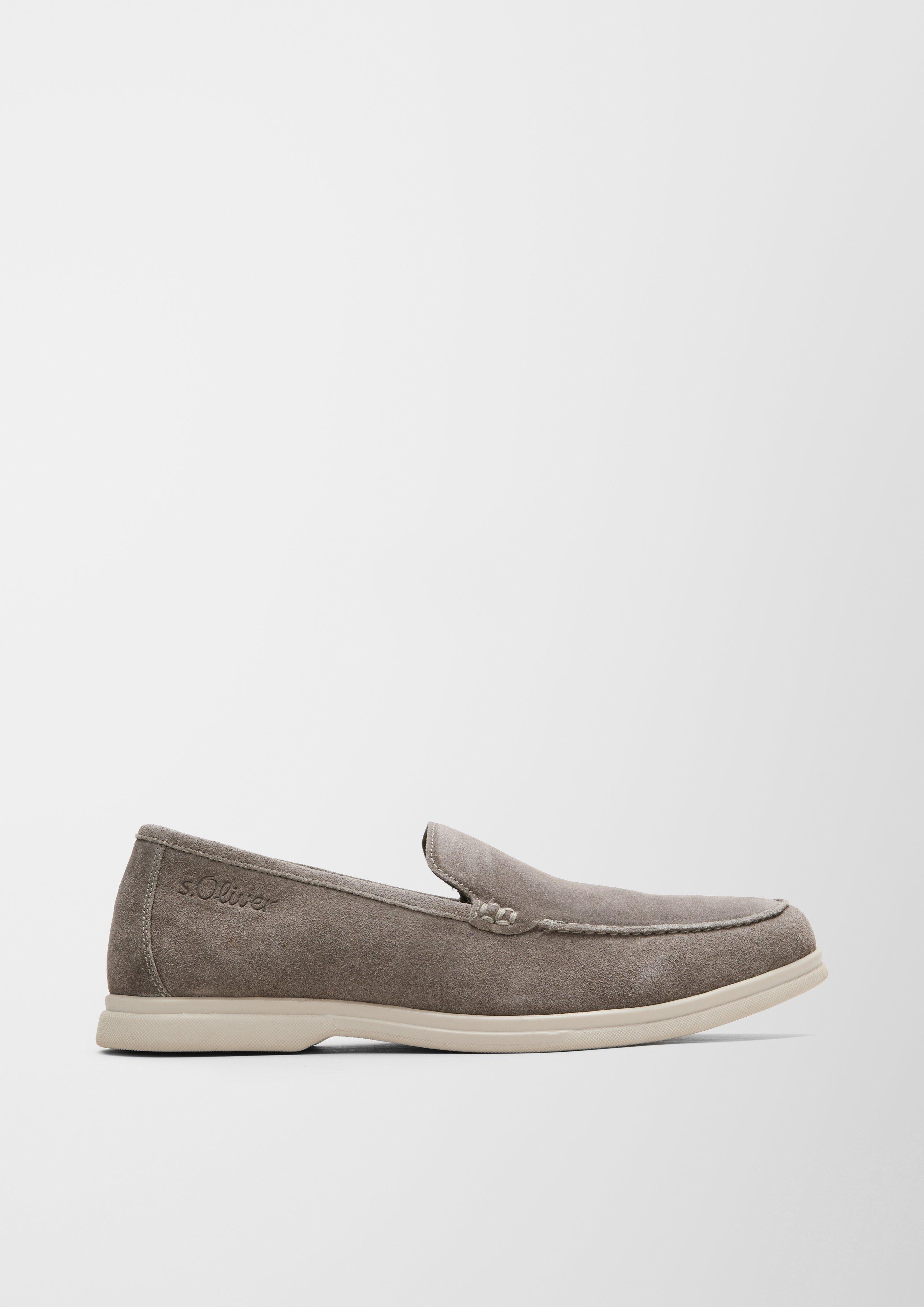 Velours-Slipper mit Ziernaht  102.301.107.14606-200