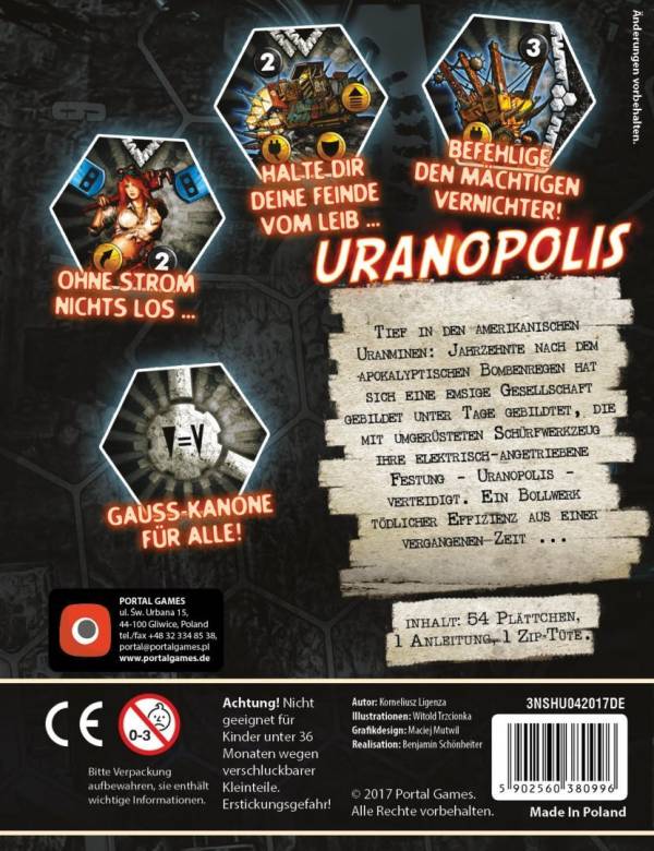 Neuroshima Hex: Uranopolis 3.0 (Erw.) (deutsch)