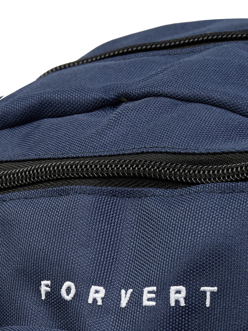 Rucksack mit Label-Details Modell 'LOUIS' in marineblau