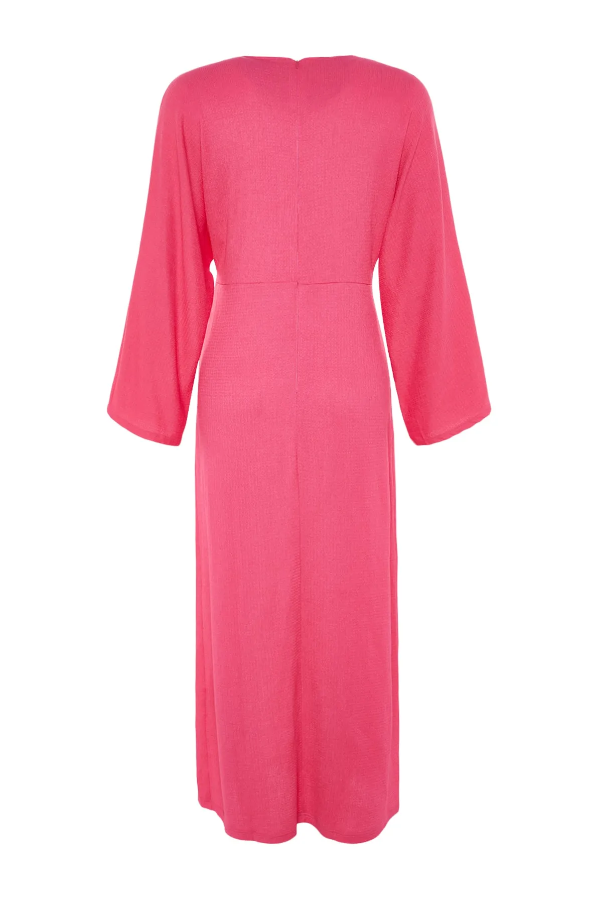 Trendyol Modest  Rosa Strickkleid mit spanischen Ärmeln TCTSS23EB00210