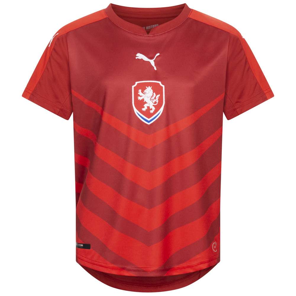Tschechien PUMA Kinder Heim Trikot 748742-01